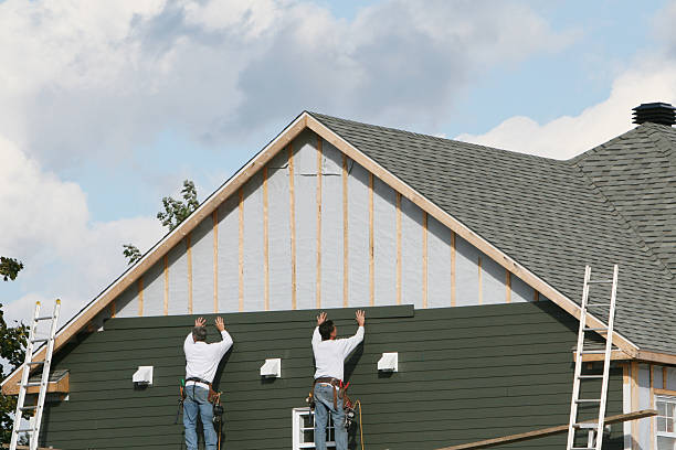 Professional Siding Installation technician working in Marlborough, CT